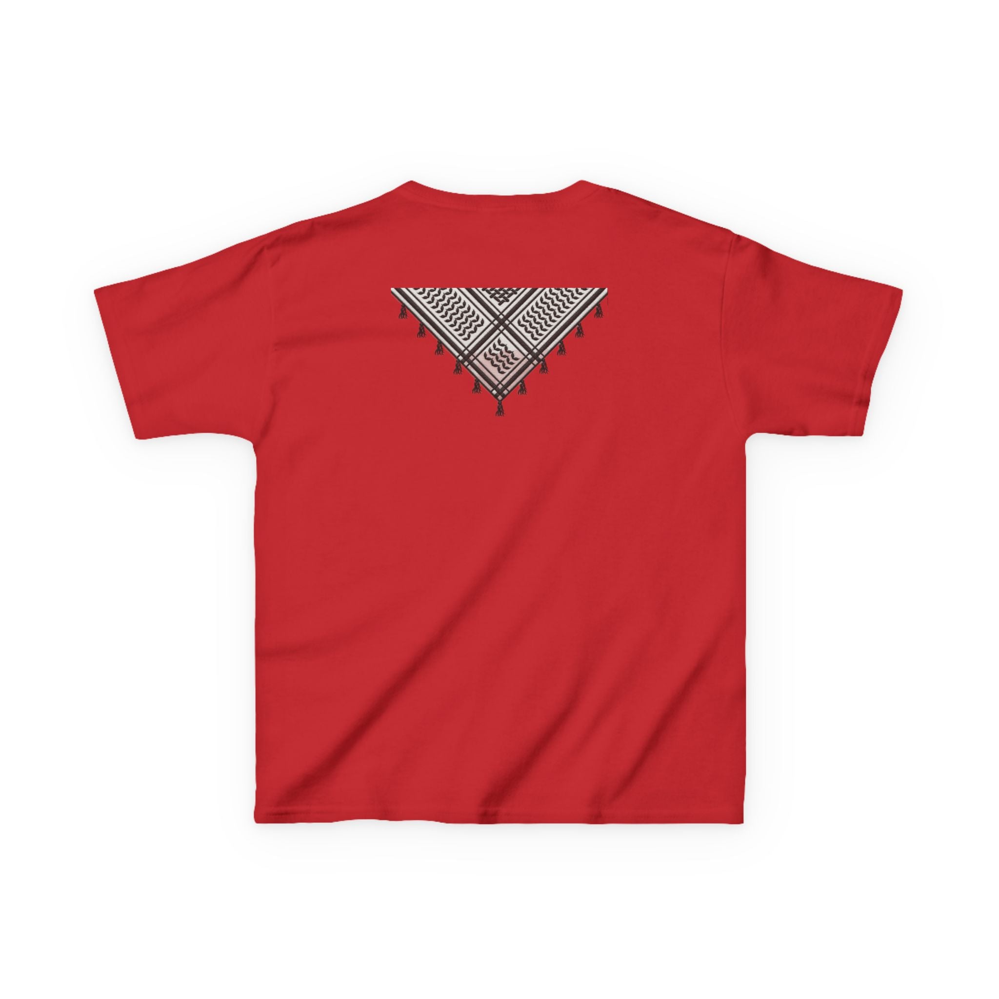 Pali-G | Kids T-Shirt – Palestine Map & Keffiyeh Pattern Print