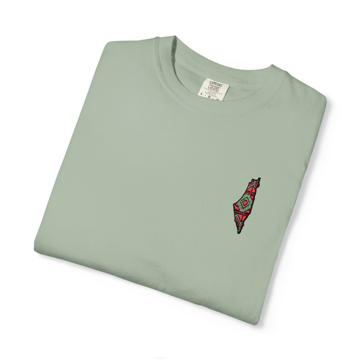 Pali-G Seeds of Palestine  Embroidery Short Sleeve T-Shirt