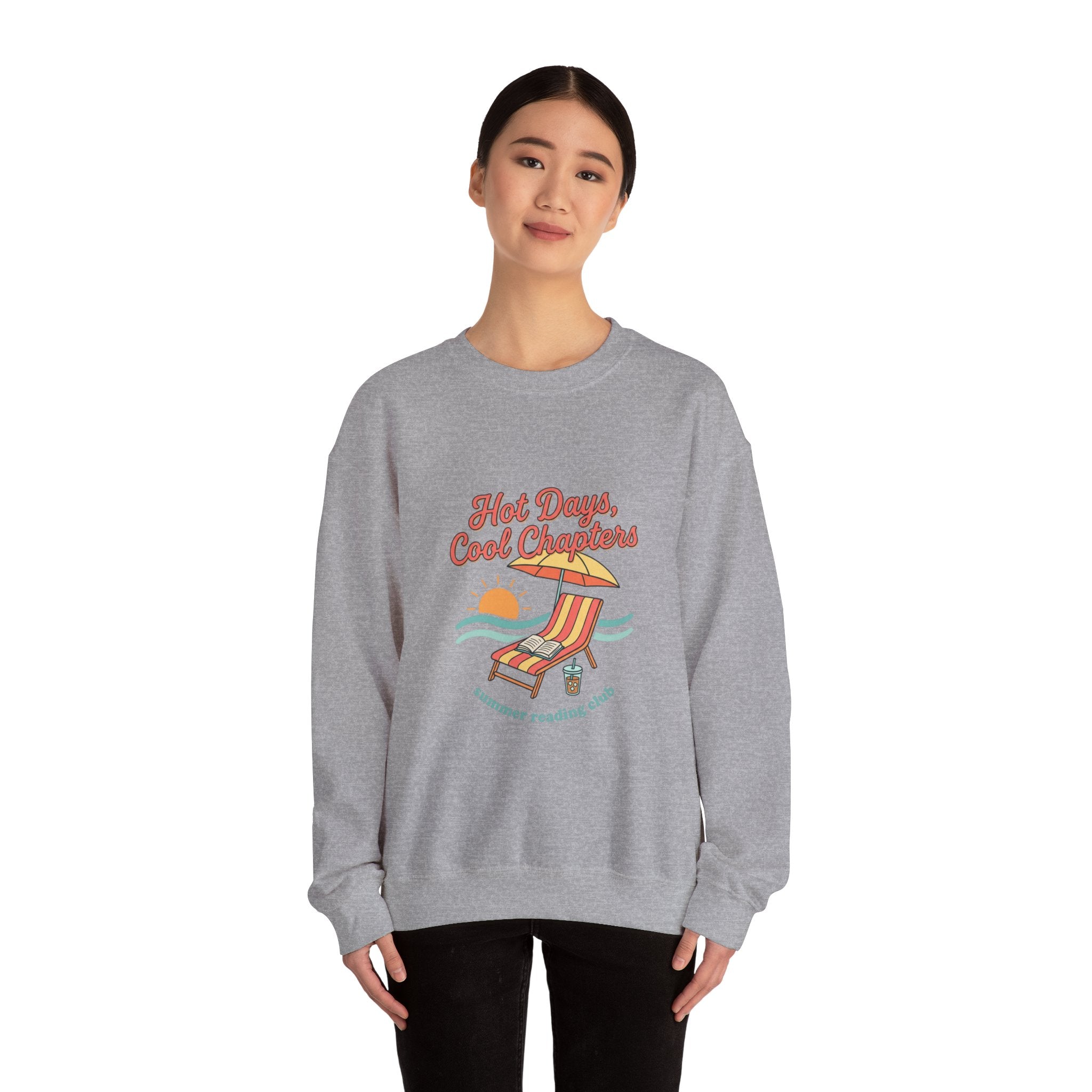 Hot Days Cool Chapters Sweatshirt | summer aesthetic, coastal vibes