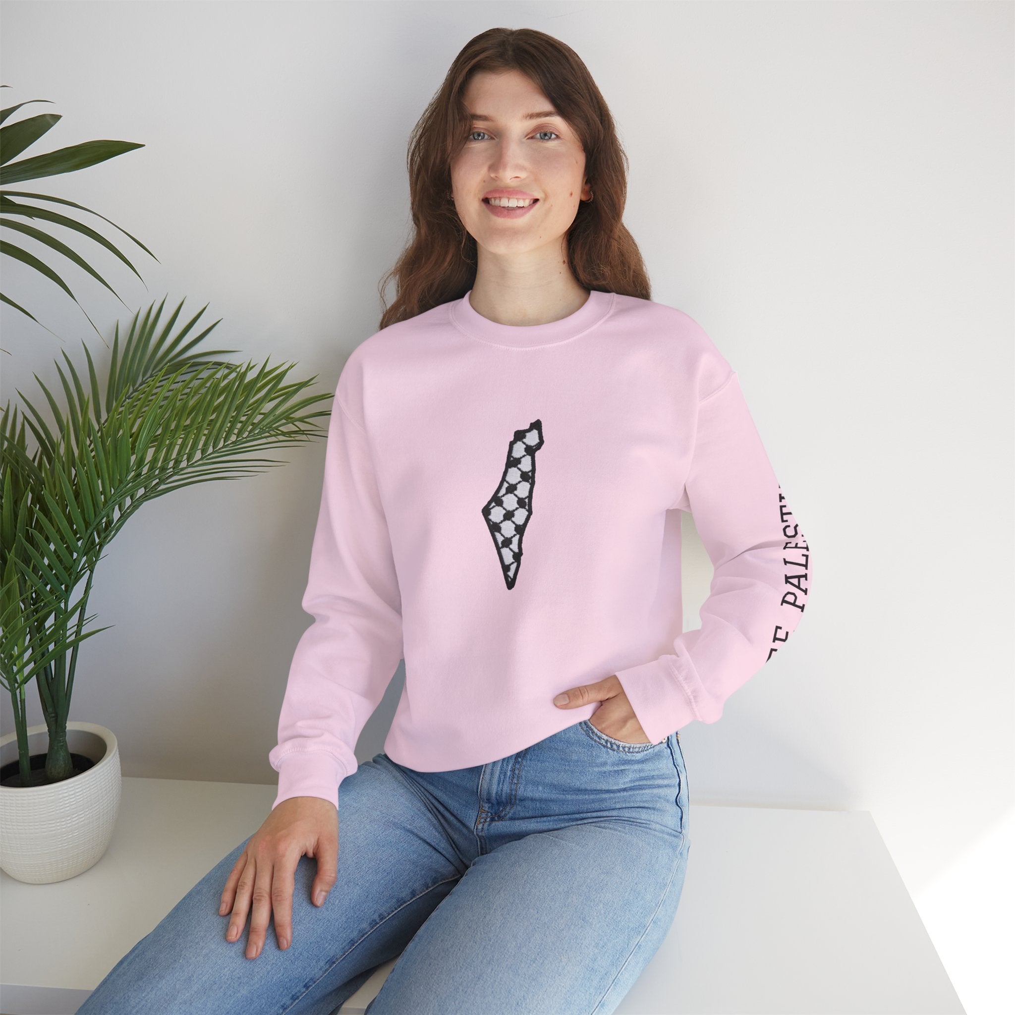 Pali-G Keffiyeh Rundhals-Sweatshirt