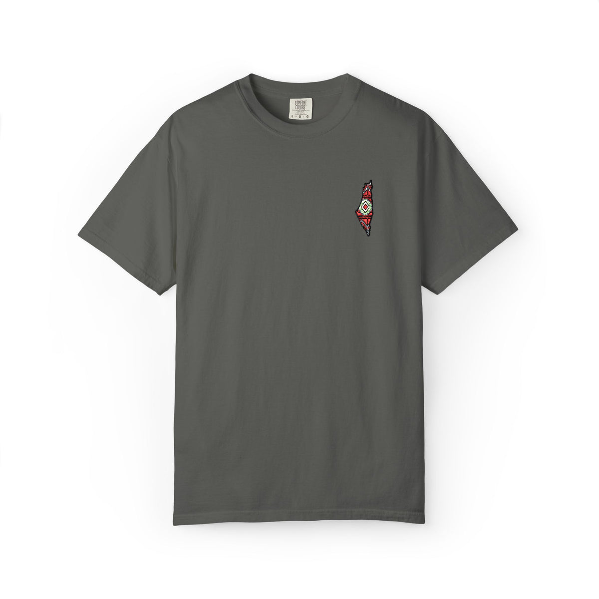 Pali-G Seeds of Palestine  Embroidery Short Sleeve T-Shirt