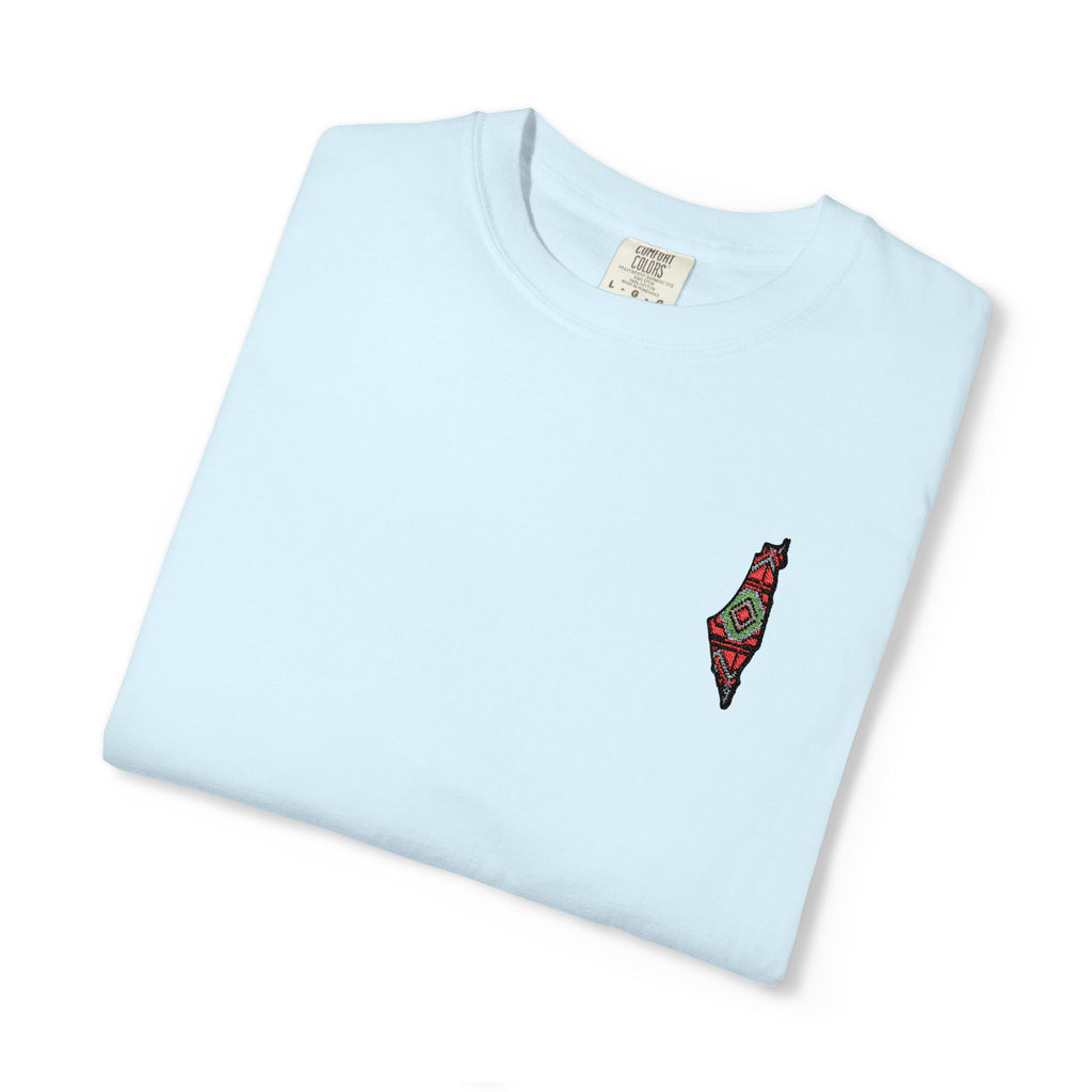 Pali-G Seeds of Palestine  Embroidery Short Sleeve T-Shirt