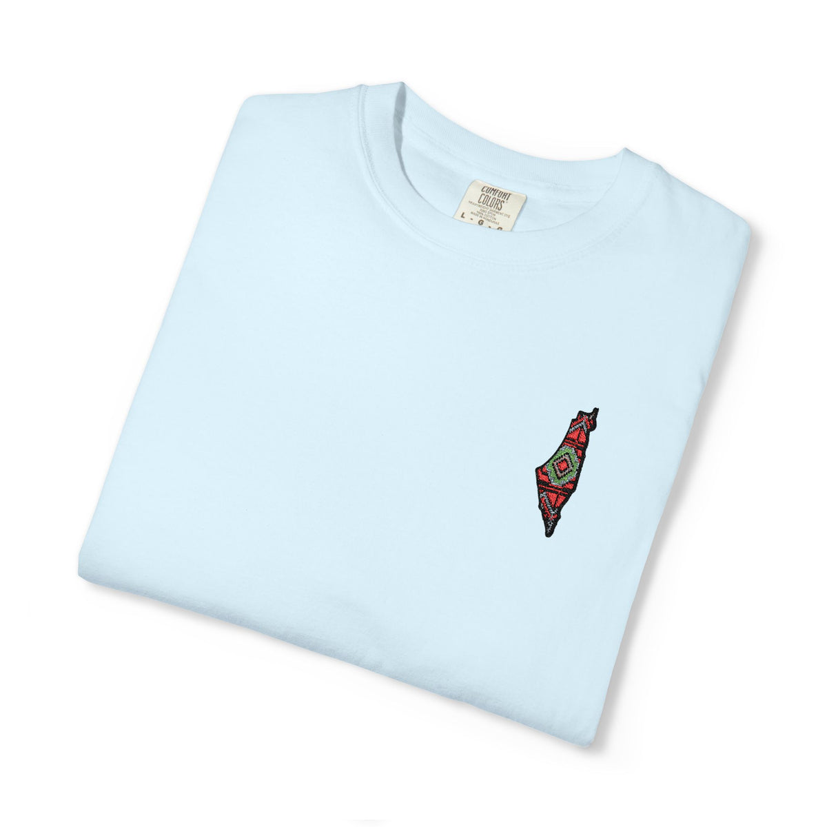 Pali-G Seeds of Palestine  Embroidery Short Sleeve T-Shirt