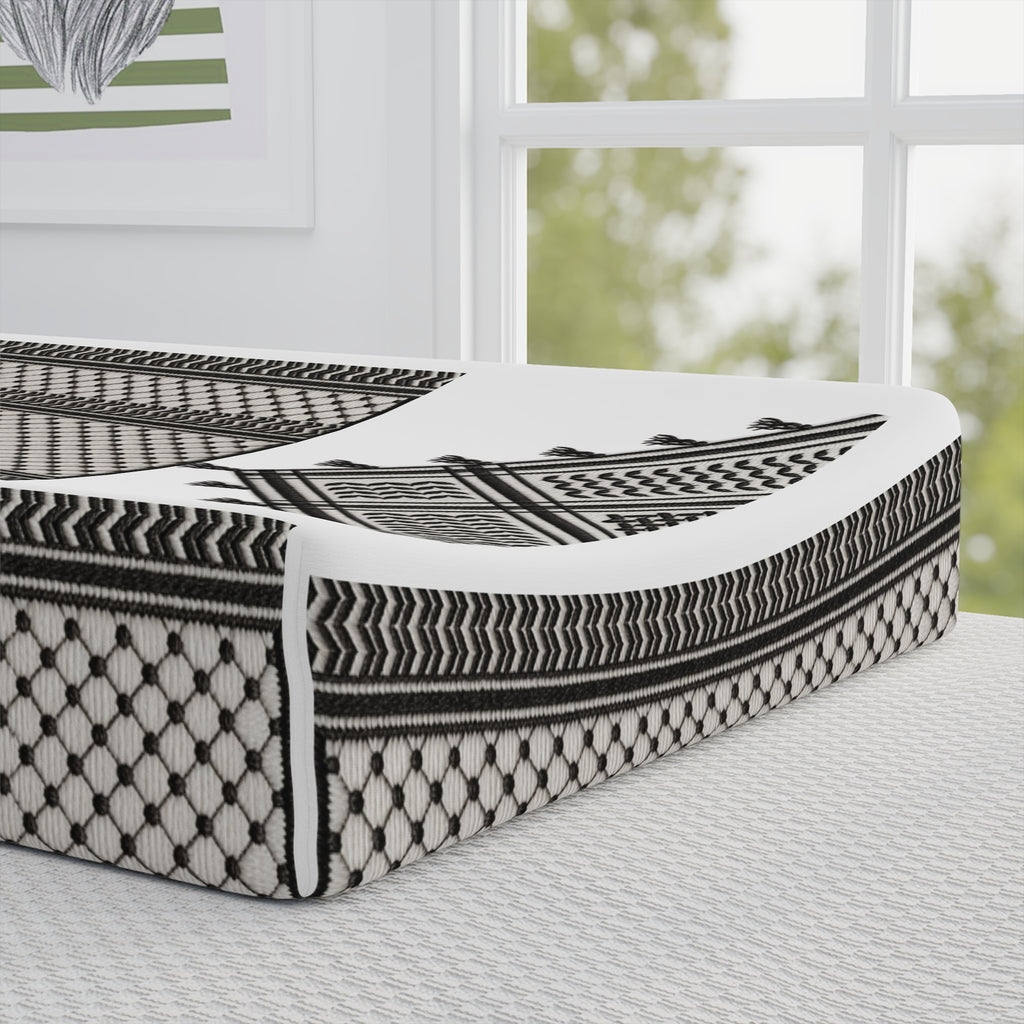 Pali-G | Baby Changing Pad Cover – Palestinian Keffiyeh Pattern