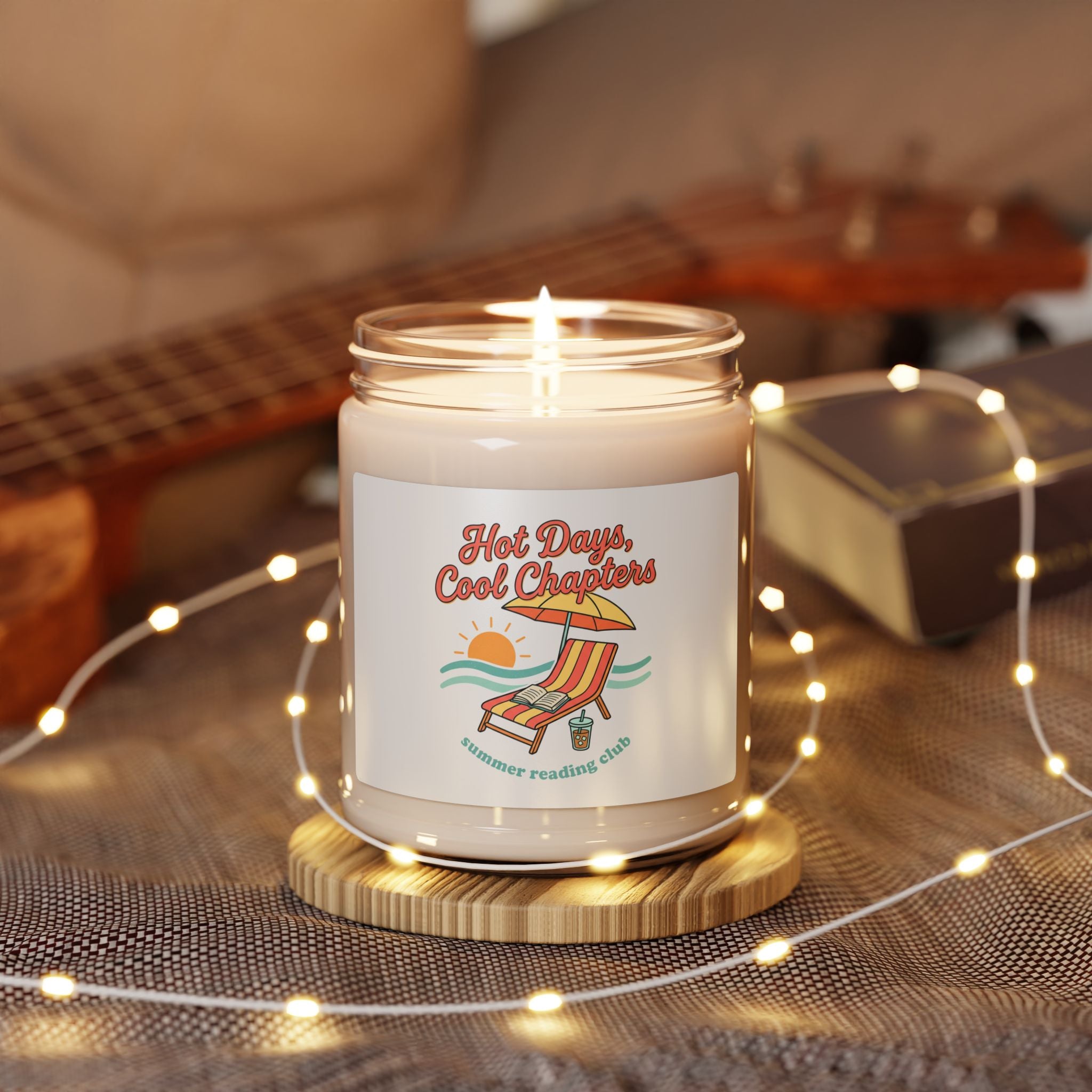 Hot Days Cool Chapters Candle | Summer Aesthetic, Coastal Vibes