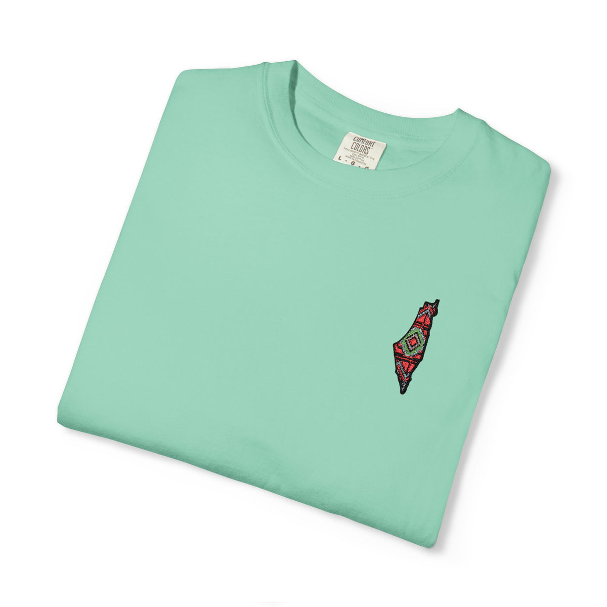 Pali-G Seeds of Palestine  Embroidery Short Sleeve T-Shirt