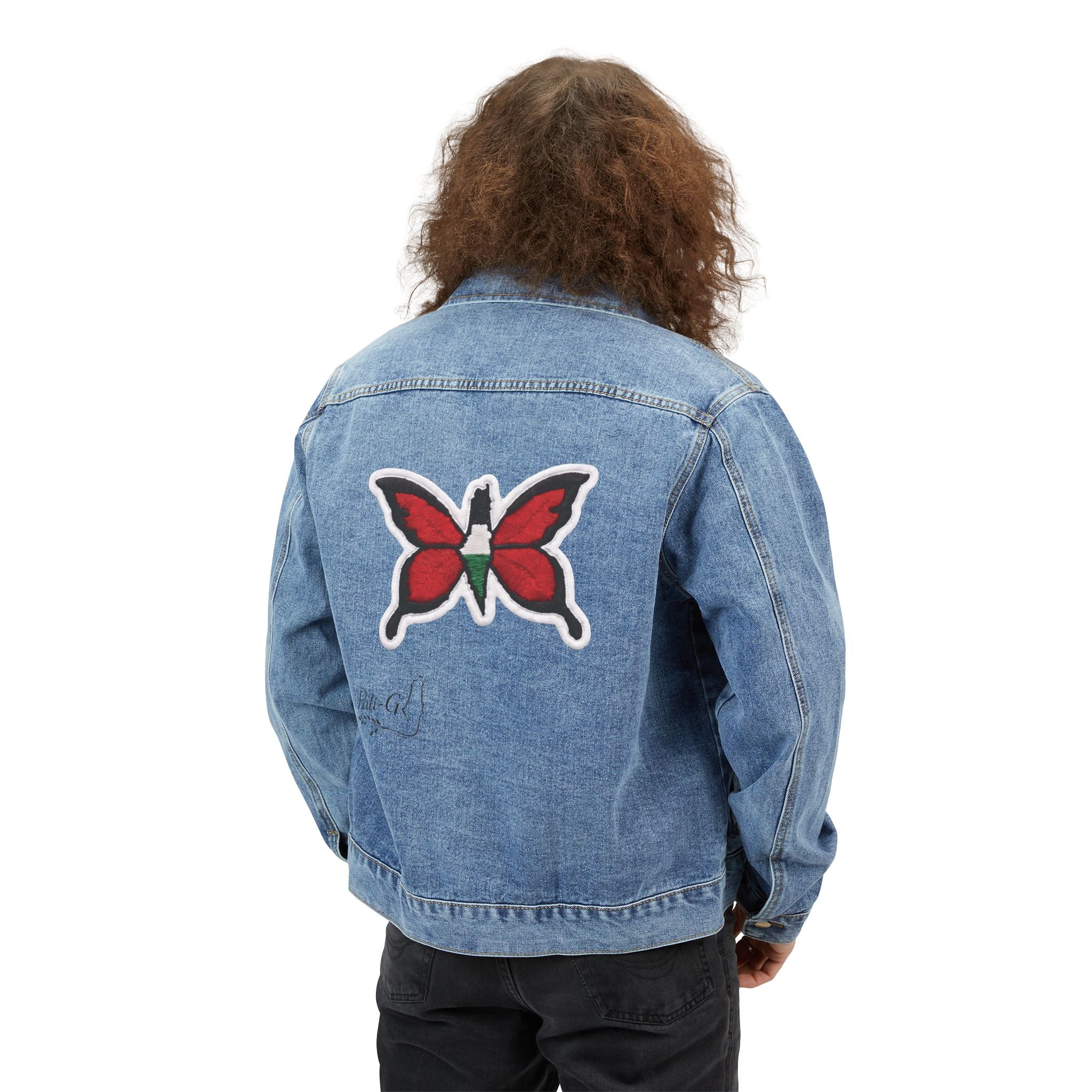 Pali-G Everlasting Palestinian Butterfly Jeansjacke