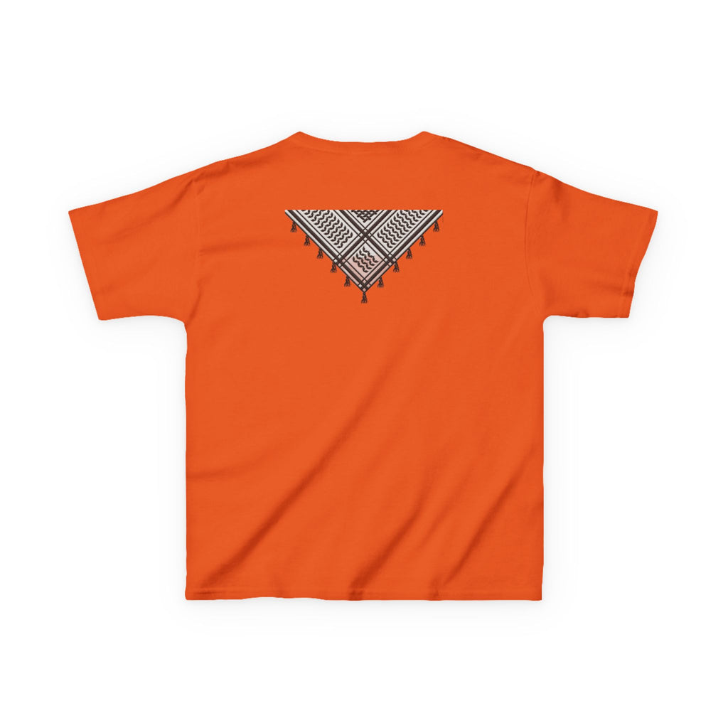 Pali-G | Kids T-Shirt – Palestine Map & Keffiyeh Pattern Print