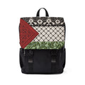 Pali-G Backpack – Palestinian Tatreez, Keffiyeh & Olive Branch Art Print | Cultural Heritage Laptop Bag | Unisex Travel & School Backpack