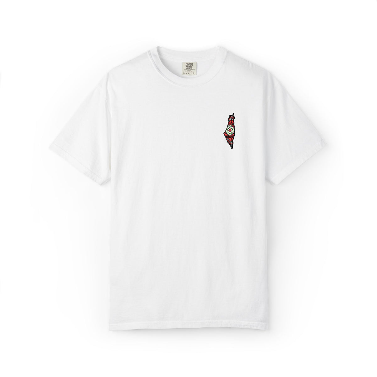 Pali-G Seeds of Palestine  Embroidery Short Sleeve T-Shirt