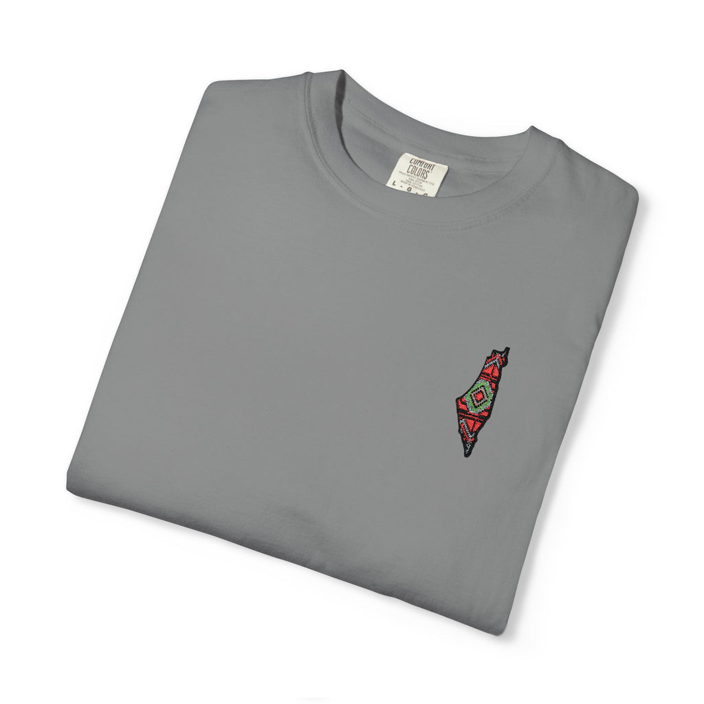Pali-G Seeds of Palestine  Embroidery Short Sleeve T-Shirt