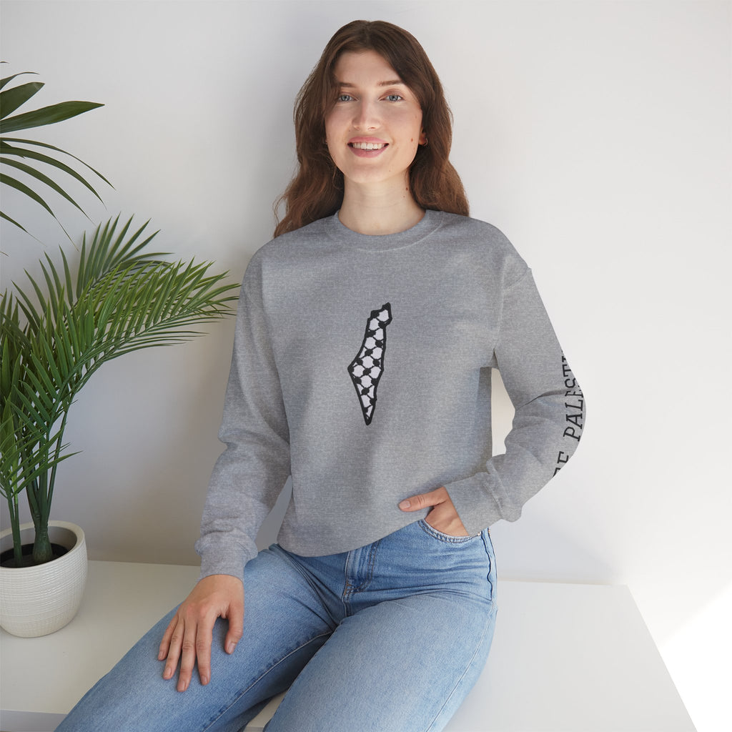 Pali-G Keffiyeh Rundhals-Sweatshirt