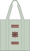 Embroidered Nomad Tote Bag – Ethnic Floral Motif Carry-All