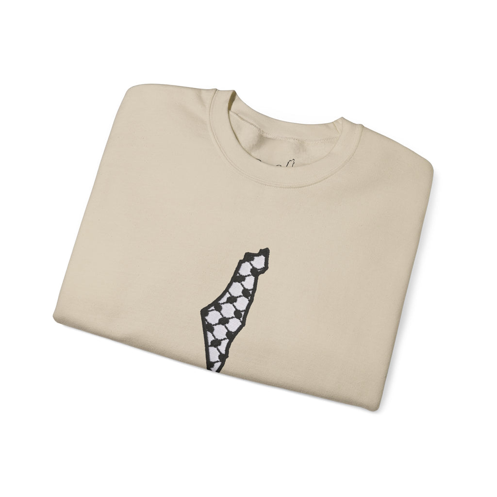 Pali-G Keffiyeh Rundhals-Sweatshirt