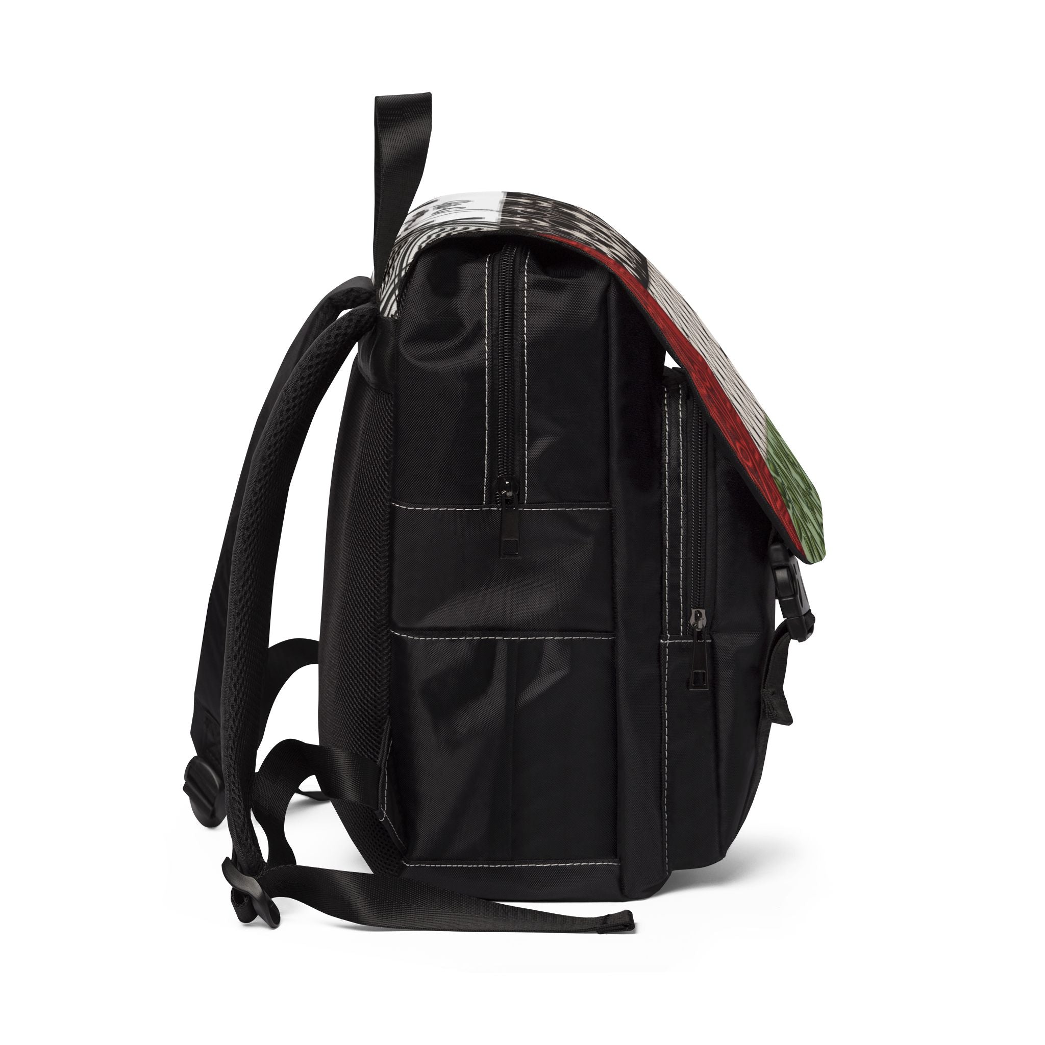 Pali-G Backpack – Palestinian Tatreez, Keffiyeh & Olive Branch Art Print | Cultural Heritage Laptop Bag | Unisex Travel & School Backpack