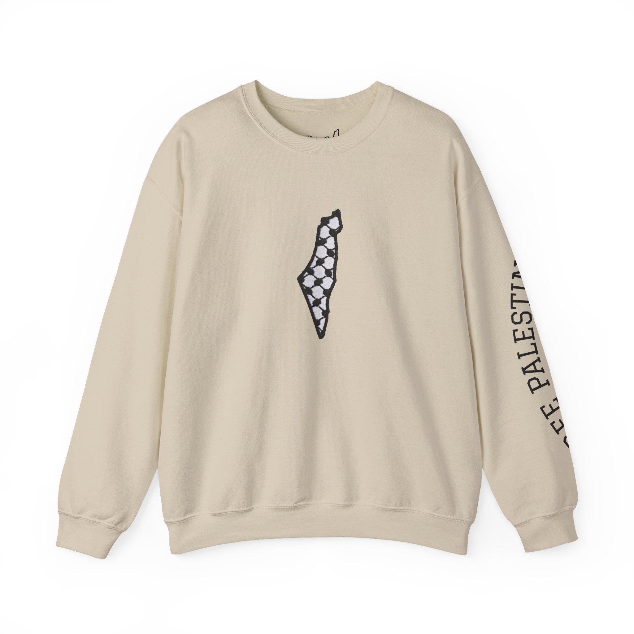 Pali-G Keffiyeh Rundhals-Sweatshirt