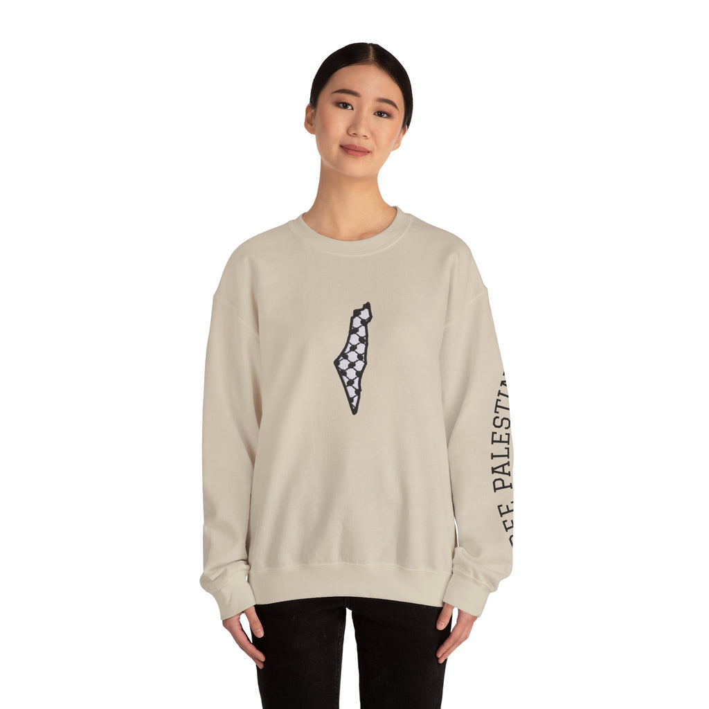 Pali-G Keffiyeh Rundhals-Sweatshirt