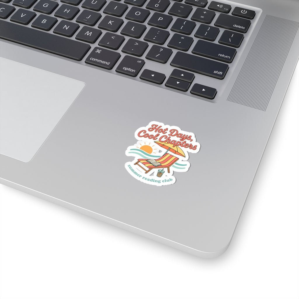 Hot Days Cool Chapters Sticker | summer aesthetic, sunny coastal vibes