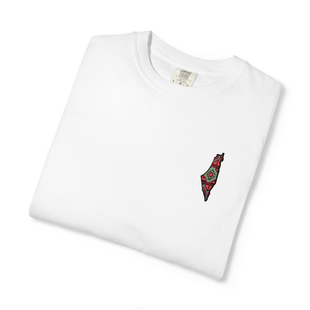 Pali-G Seeds of Palestine  Embroidery Short Sleeve T-Shirt