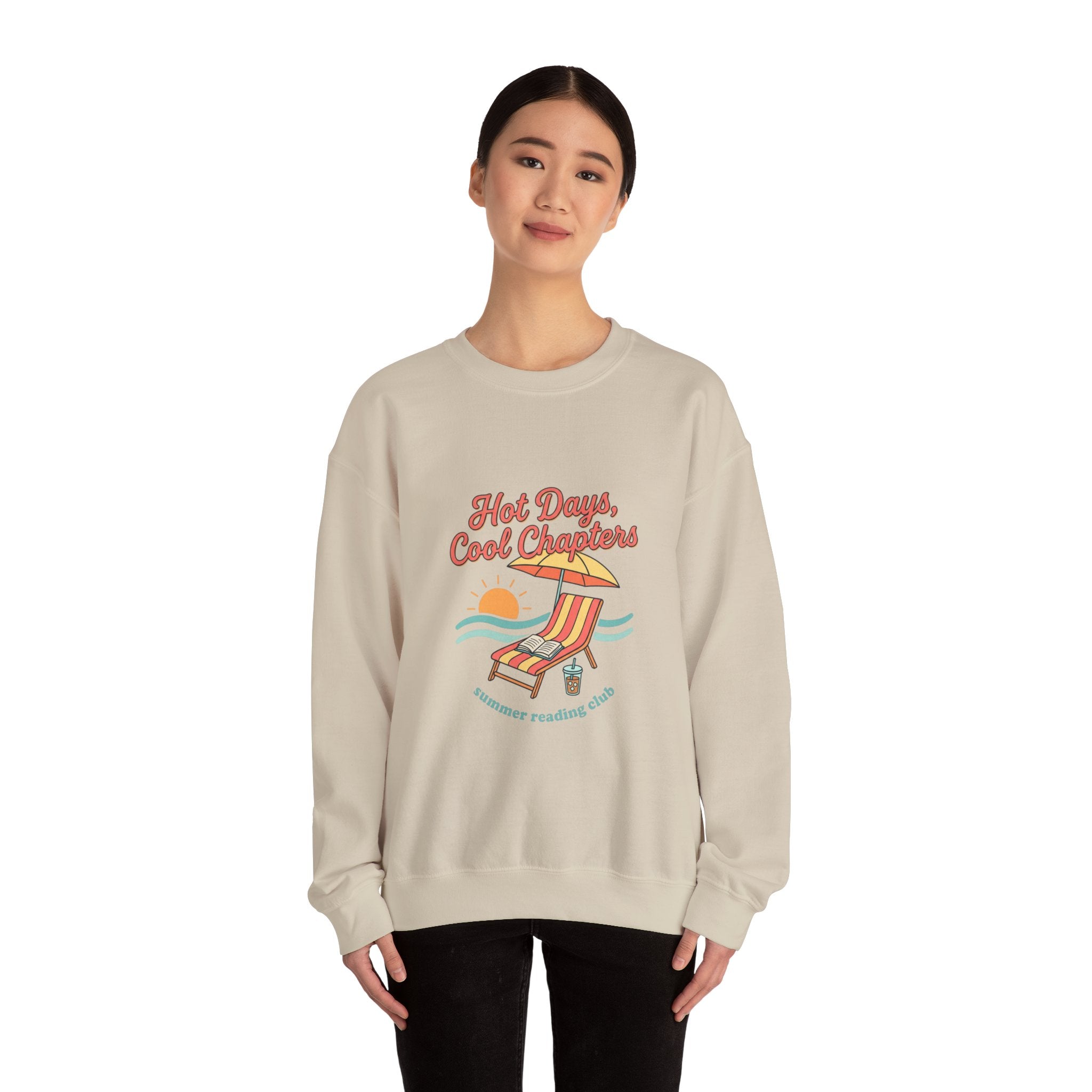 Hot Days Cool Chapters Sweatshirt | summer aesthetic, coastal vibes
