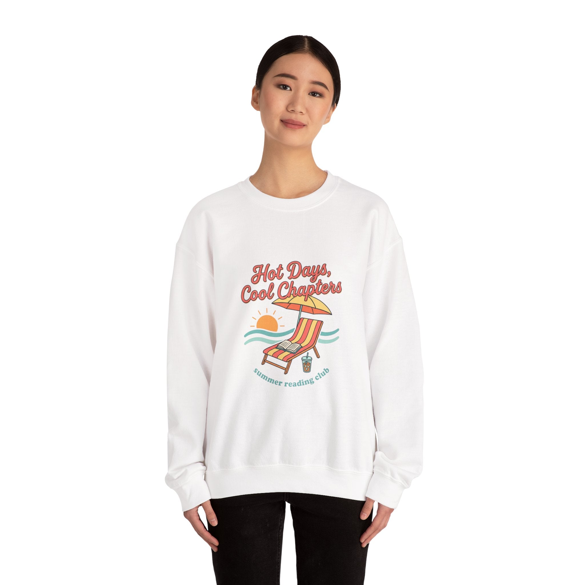 Hot Days Cool Chapters Sweatshirt | summer aesthetic, coastal vibes