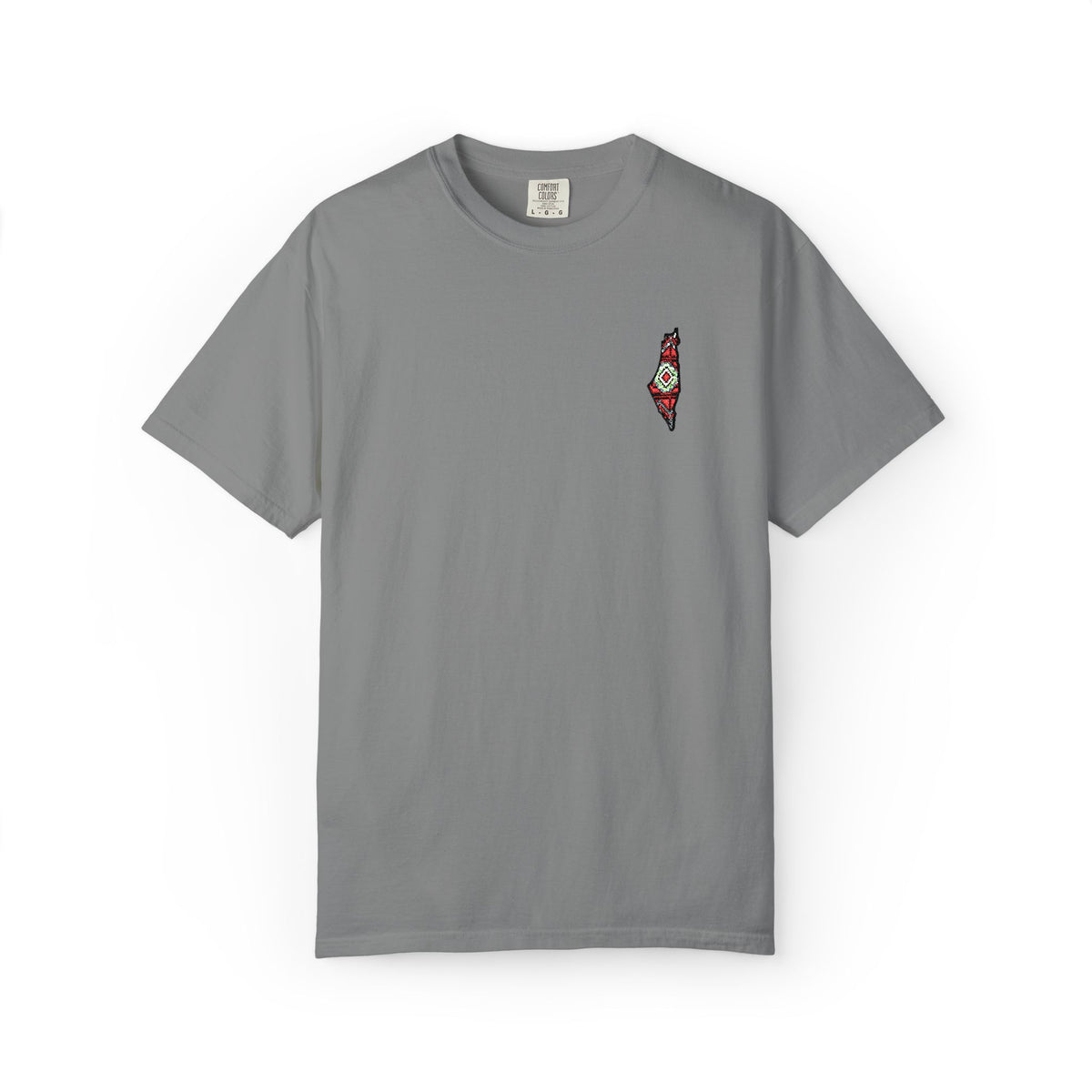 Pali-G Seeds of Palestine  Embroidery Short Sleeve T-Shirt