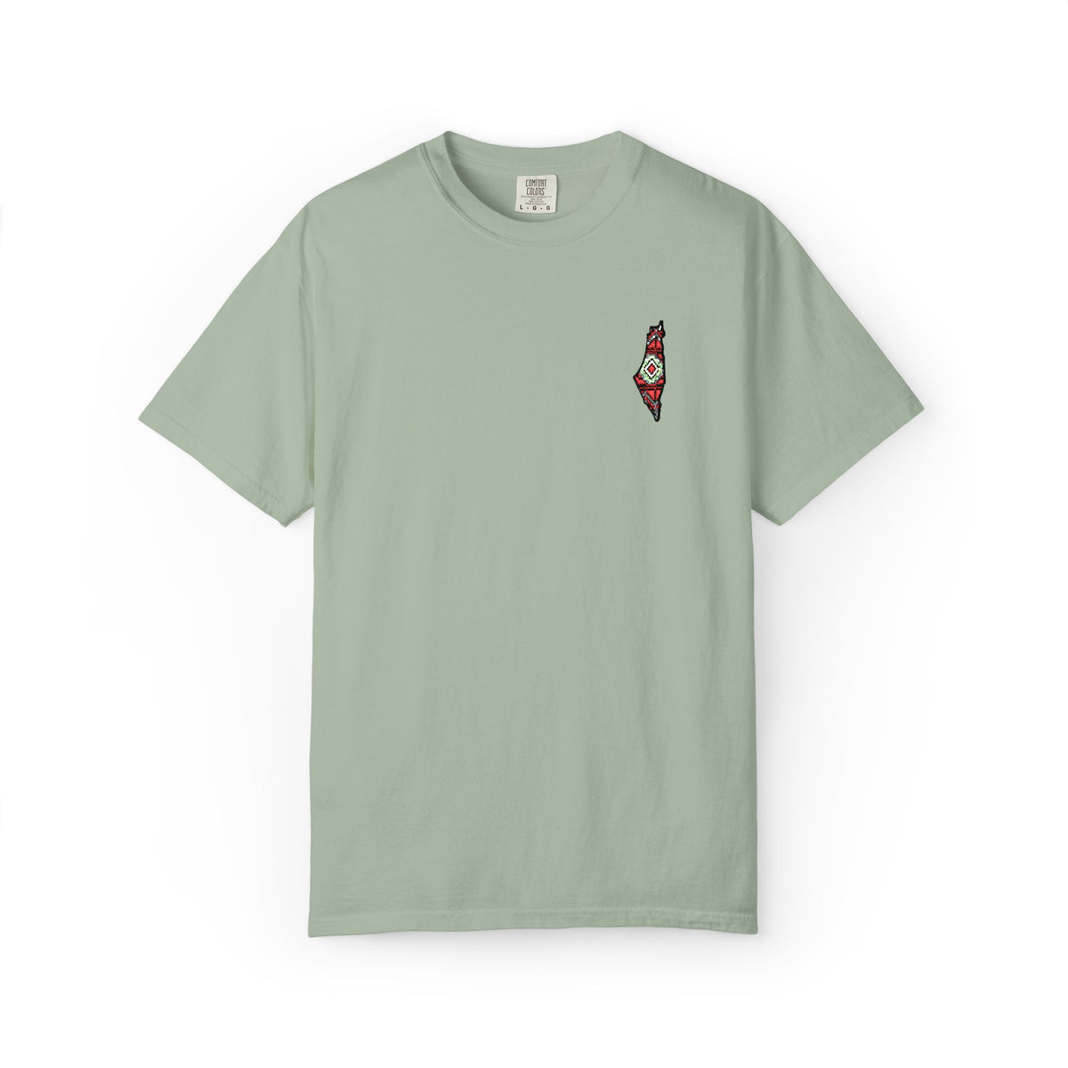 Pali-G Seeds of Palestine  Embroidery Short Sleeve T-Shirt