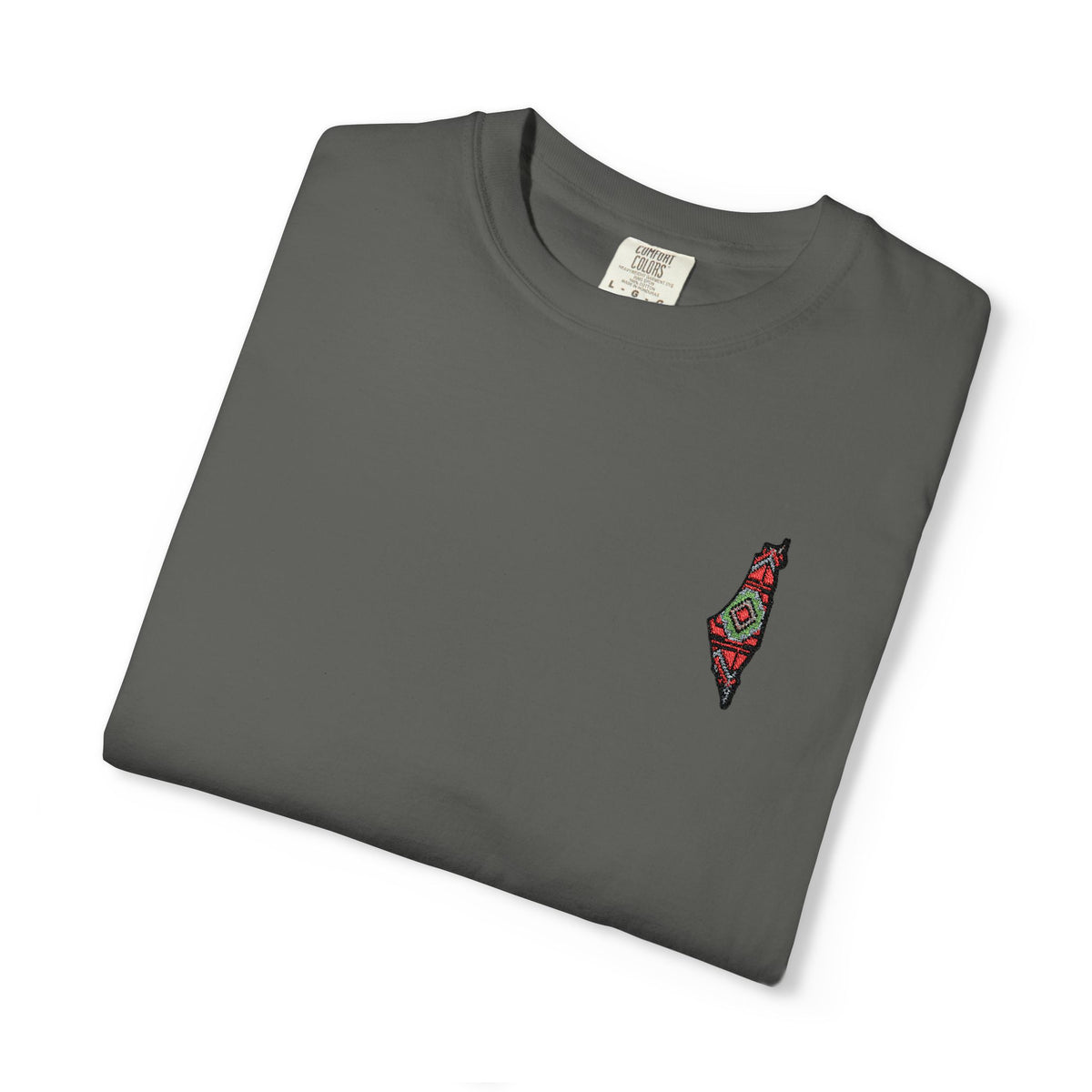 Pali-G Seeds of Palestine  Embroidery Short Sleeve T-Shirt