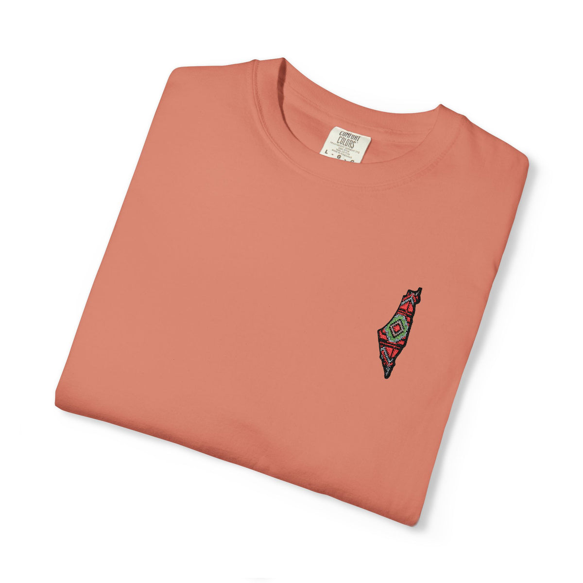 Pali-G Seeds of Palestine  Embroidery Short Sleeve T-Shirt